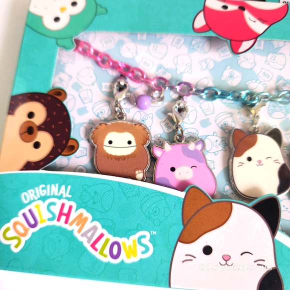 Squishmallows 📿 Interchangeable Charm Bracelet with 5 Charms!! ☆》NWT《☆ - Picture 2 of 7